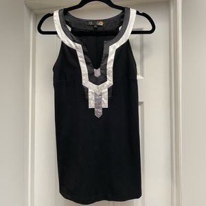 Forever 21 Black Geometric Trim Tank